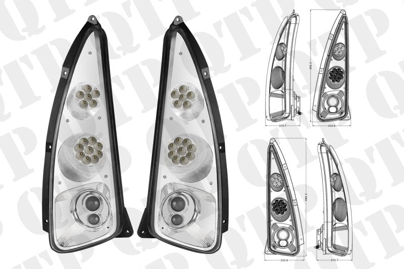 LED HEADLAMP PAIR RIGHT AND LEFT