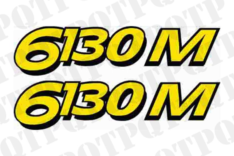 JOHN DEERE 6130M MODEL DECAL LEFT AND RIGHT