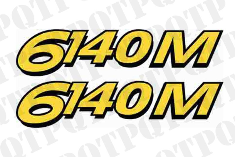 JOHN DEERE 6140M MODEL DECAL LH AND RH