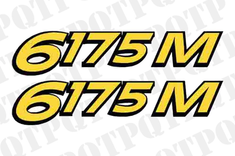JOHN DEERE 6175M MODEL DECAL LEFT AND RIGHT