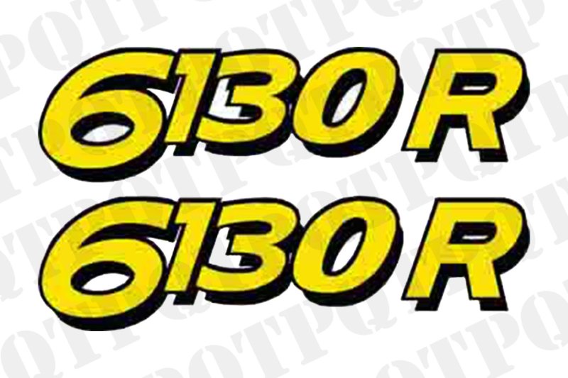 JOHN DEERE 6130R MODEL DECAL LEFT AND RIGHT