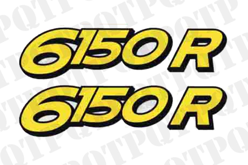 JOHN DEERE 6150R MODEL DECAL LEFT AND RIGHT