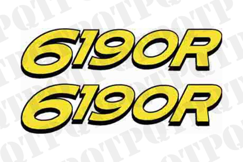 JOHN DEERE 6190R MODEL DECAL LEFT AND RIGHT