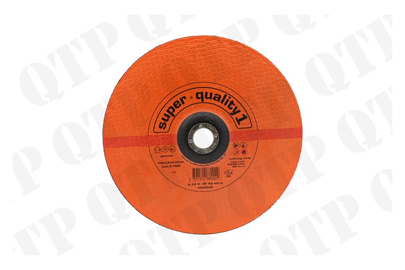 CUTTING DISC 9" ORANGE