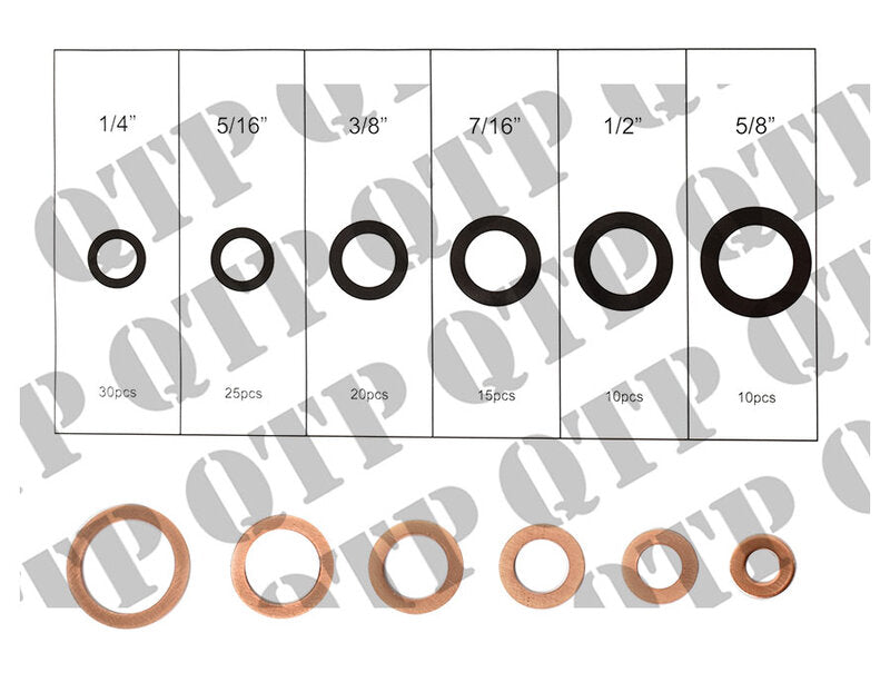 COPPER WASHER KIT 110PCS
