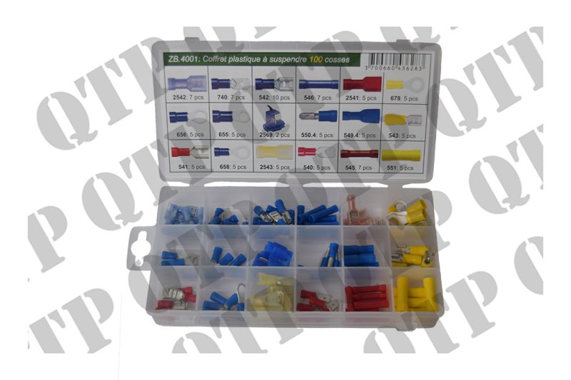 INSULATED TERMINAL KIT 100 PIECES