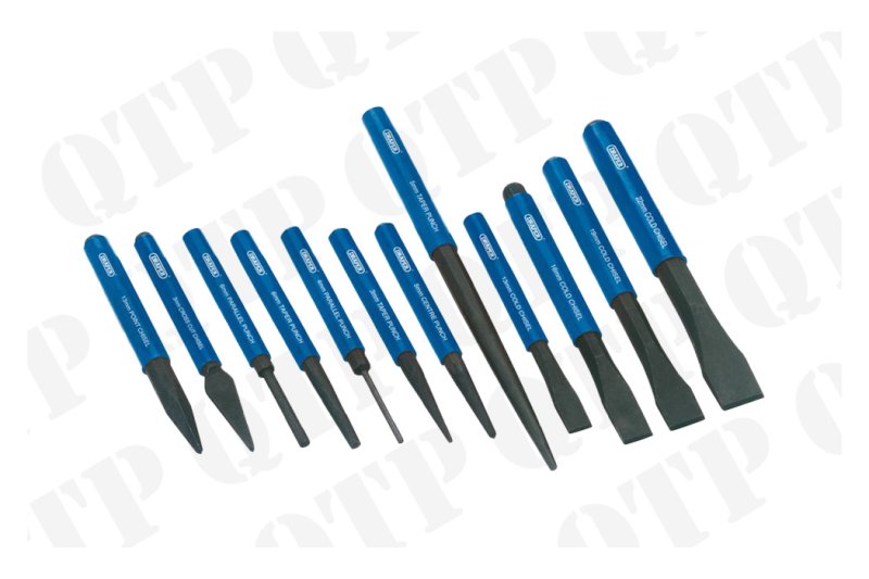 DRAPER COLD CHISEL & PUNCH SET 12PCE