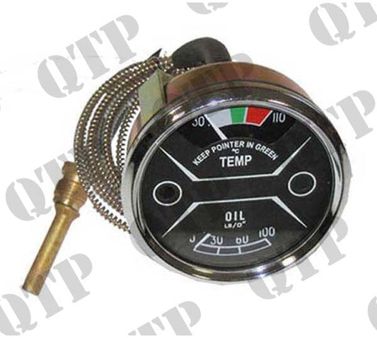 OIL & WATER TEMPERATURE GAUGE