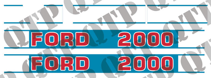 DECAL KIT FORCE FORD 2000