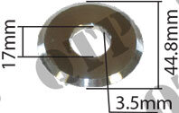 CHROME STEERING WASHER