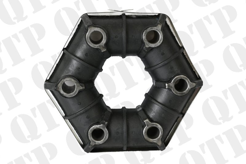 RUBBER TOPPER SHAFT DRIVE COUPLING 6 HOLE 114MM