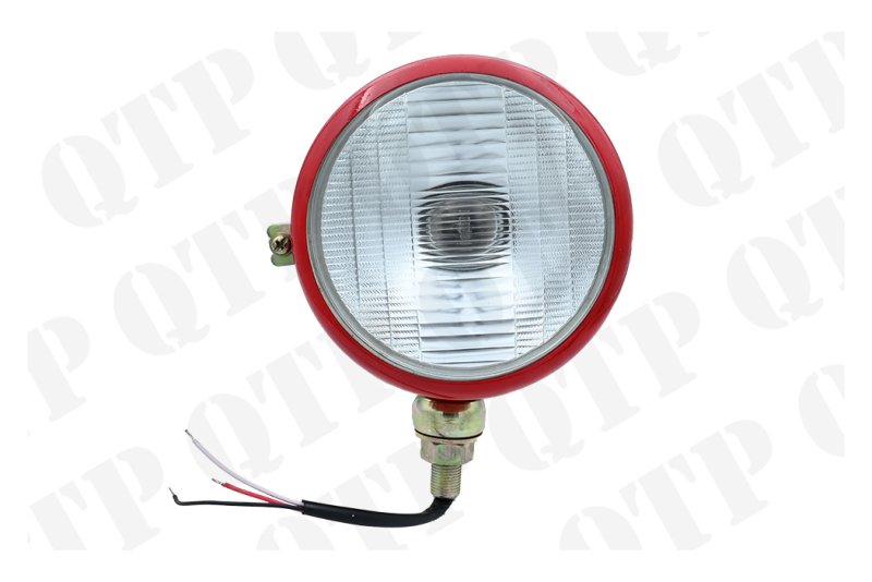 HEADLAMP RED 35 RH PLAIN LENS NARROW BACK