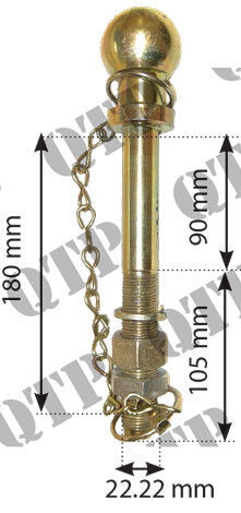 BALL HITCH PIN & CHAIN