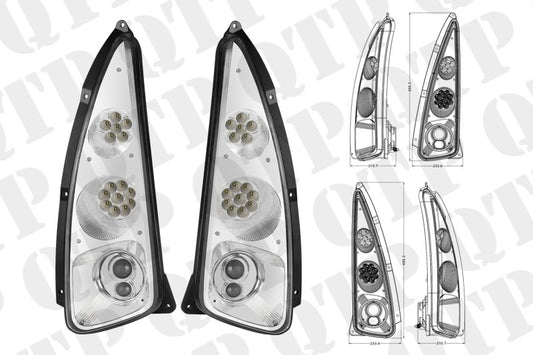 LED HEADLAMP PAIR RIGHT AND LEFT