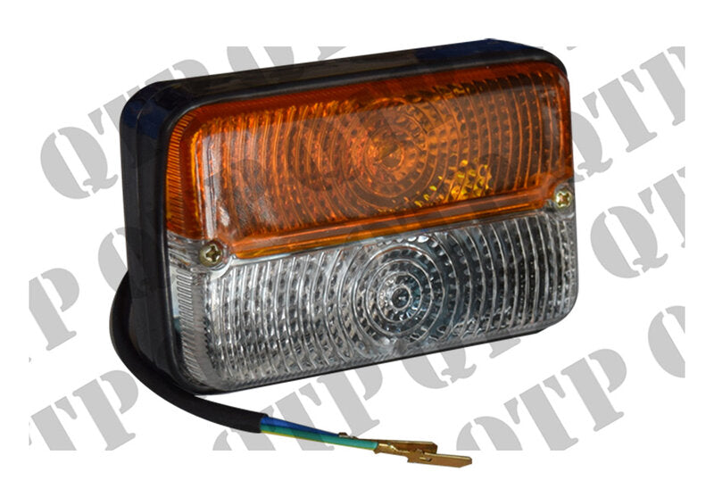 FRONT MARKER LAMP SANKEY CLEAR & AMBER