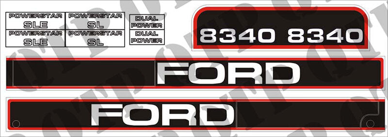 DECAL KIT FORD 8340