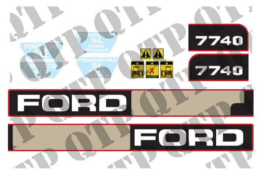 DECAL KIT FORD 7740