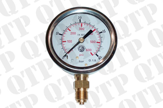 GAUGE PRESSURE 580 PSI GLYCERINE FILLED