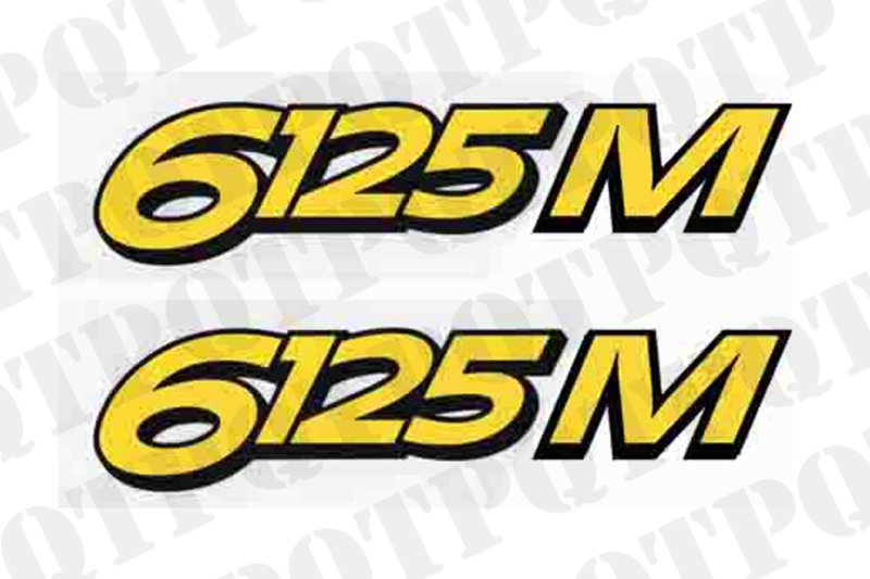 JOHN DEERE 6125M MODEL DECAL LEFT AND RIGHT