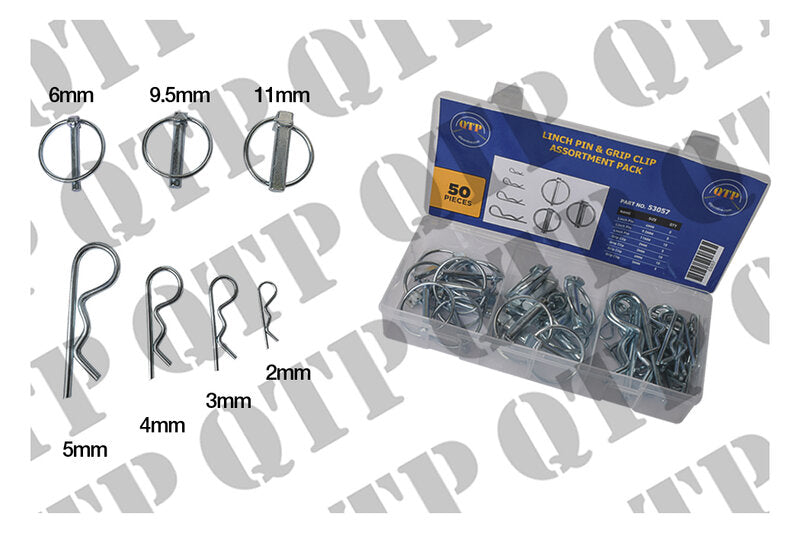 LINCH PIN & GRIP CLIP ASSORTMENT PACK