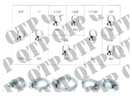 HOSE CLAMP KIT 40PCS