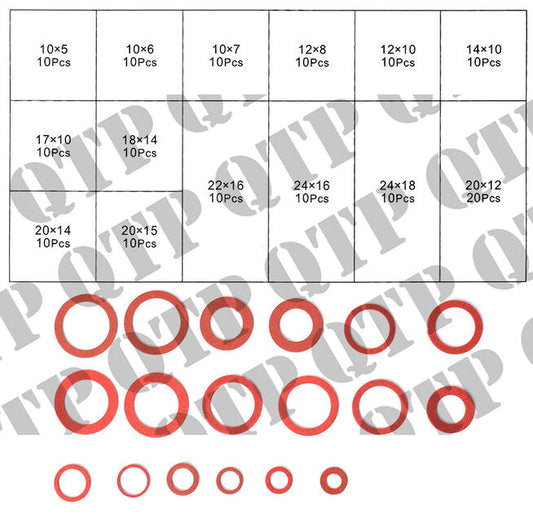 SEALING WASHER KIT 150PCS