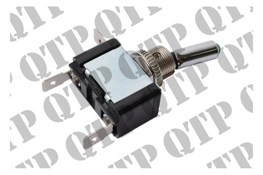 LED TOGGLE SWITCH GREEN