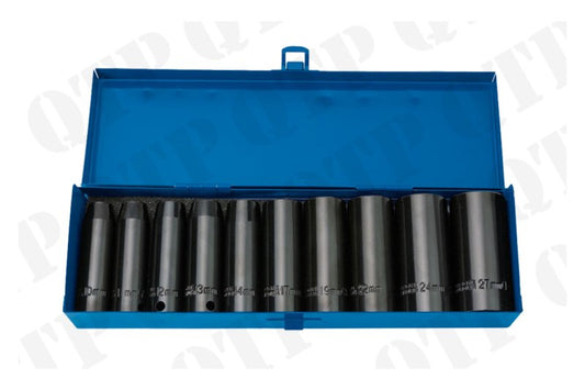 DRAPER 10PC DEEP IMPACT SOCKET SET