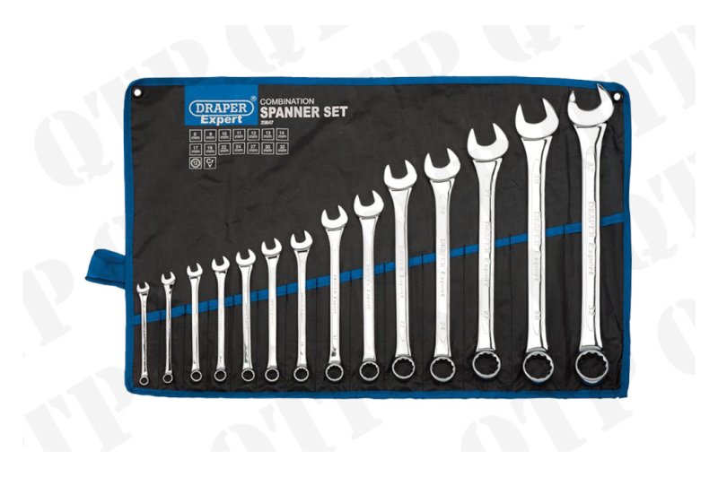 DRAPER COMBINATION SPANNER SET METRIC