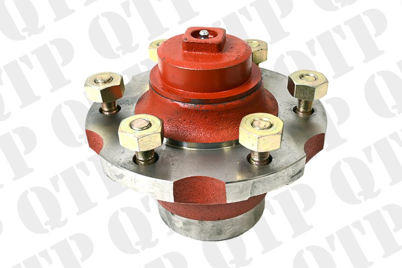 WHEEL HUB WITH BEARINGS, CAPS & STUDS