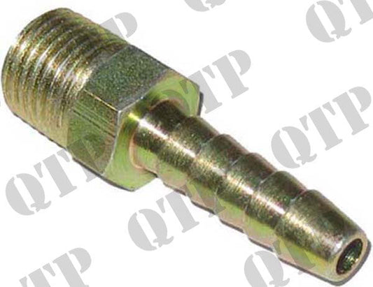 HOSE END 1/4" BSPT MALE 1/4"