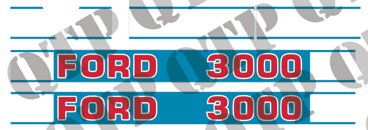 DECAL KIT FORD 3000