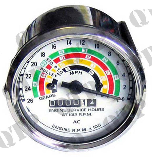 REV COUNTER CLOCK