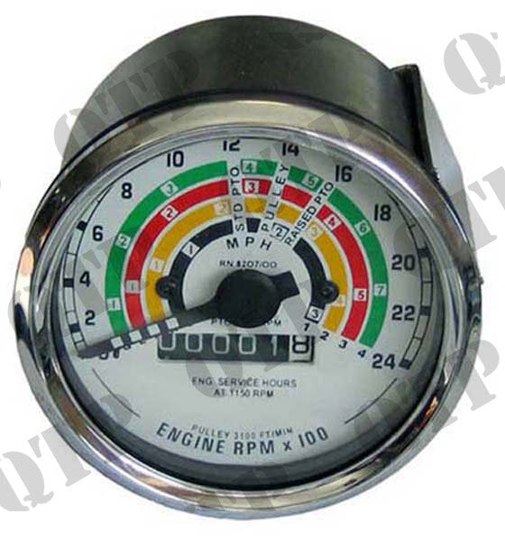 REV COUNTER CLOCK