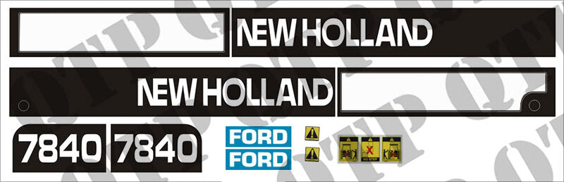 DECAL KIT FORD NH 7840