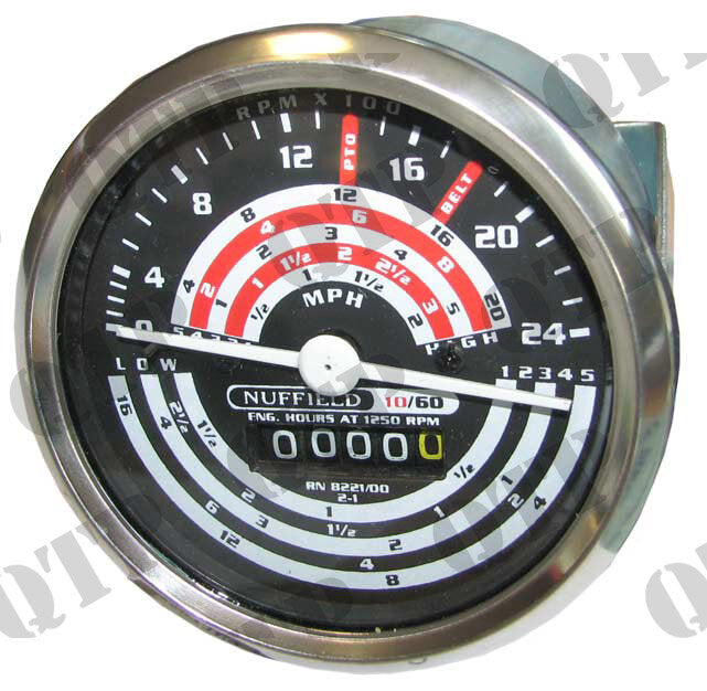 REV COUNTER CLOCK