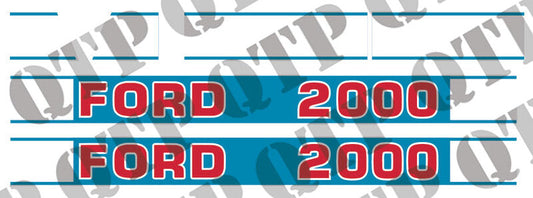 DECAL KIT FORCE FORD 2000