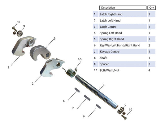 LATCHING HOOK KIT 3 HOOK