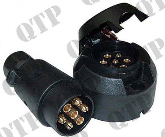TRAILER SOCKET & PLUG 7 POLE