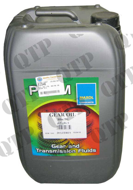 OIL 20 LTR. 80/90 MP GEAR OIL