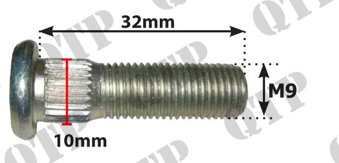 WHEEL STUD 3/8" FOR 51156 NUT