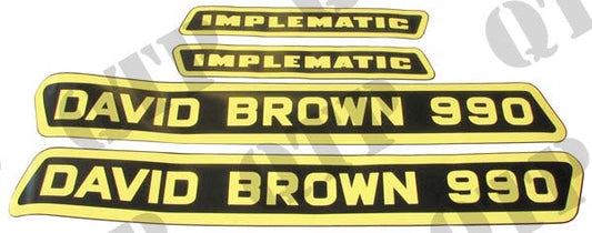 DECAL KIT DAVID BROWN 990