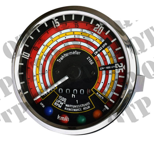 REV COUNTER CLOCK