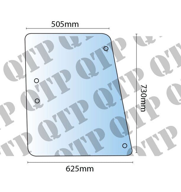 GLASS SIDE WINDOW MCI