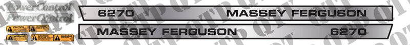 DECAL MASSEY FERGUSON 6270 POWER CONTROL